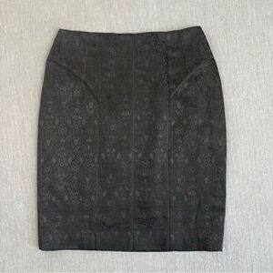 Kay Unger Designer Black Pencil Skirt Women’s Size 10